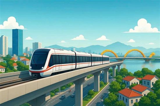 MÔ PHỎNG TUYẾN ĐƯỜNG SẮT ĐÔ THỊ ĐÀ NẴNG TUYẾN MRT2 : ĐÀ NẴNG - HỘI AN.